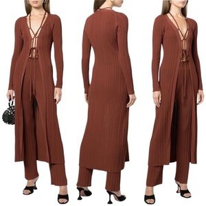 Cult Gaia Longline Cardigan Set